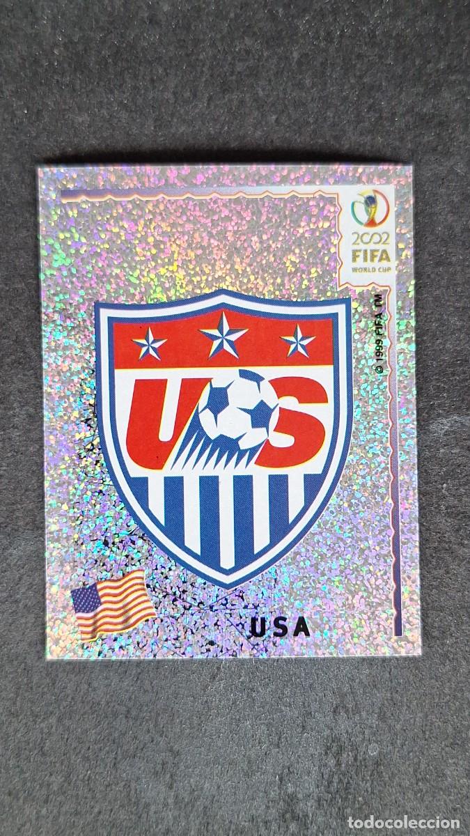Fu&szlig;ball-Sticker: L2 ESCUDO SELECCION USA 278 MUNDIAL KOREA Y JAPON 2002 PANINI NUNCA PEGADO SIN PEGAR