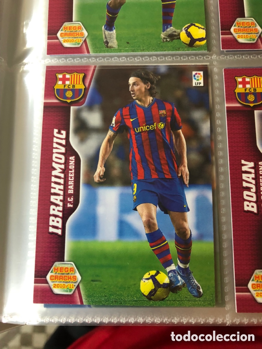 Fu&szlig;ball-Sticker: Megacracks 2010 2011 ibrahimovic 70 Barcelona