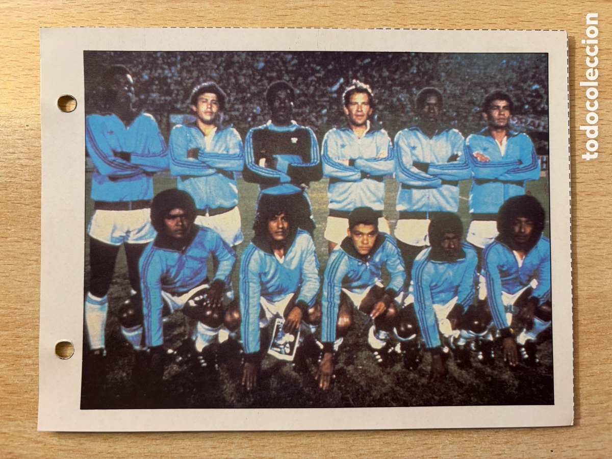 Cromos de F&uacute;tbol: # 73 Selecci&oacute;n de Honduras Las Estrellas del Mundial 82 mide 18x14 cm