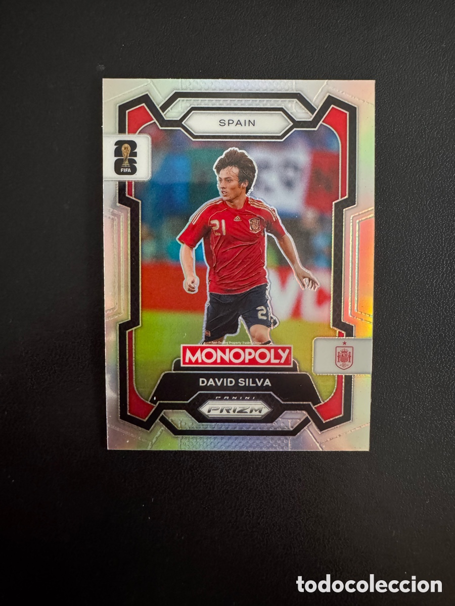 Fu&szlig;ball-Sticker: DAVID SILVA ESPA&Ntilde;A MUMERO 42 PRIZM MONOPOLY 2026