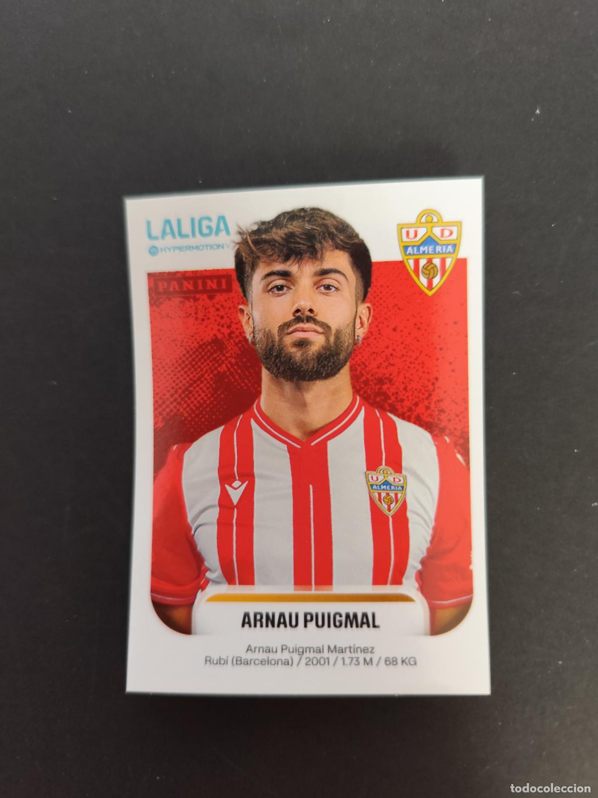 Fu&szlig;ball-Sticker: 34 ARNAU PUIGMAL ALMER&Iacute;A SEGUNDA 2&ordf; DIVISI&Oacute;N LIGA HYPERMOTION 2025 2026 25 26 PEDIDO M&Iacute;NIMO 2&euro;