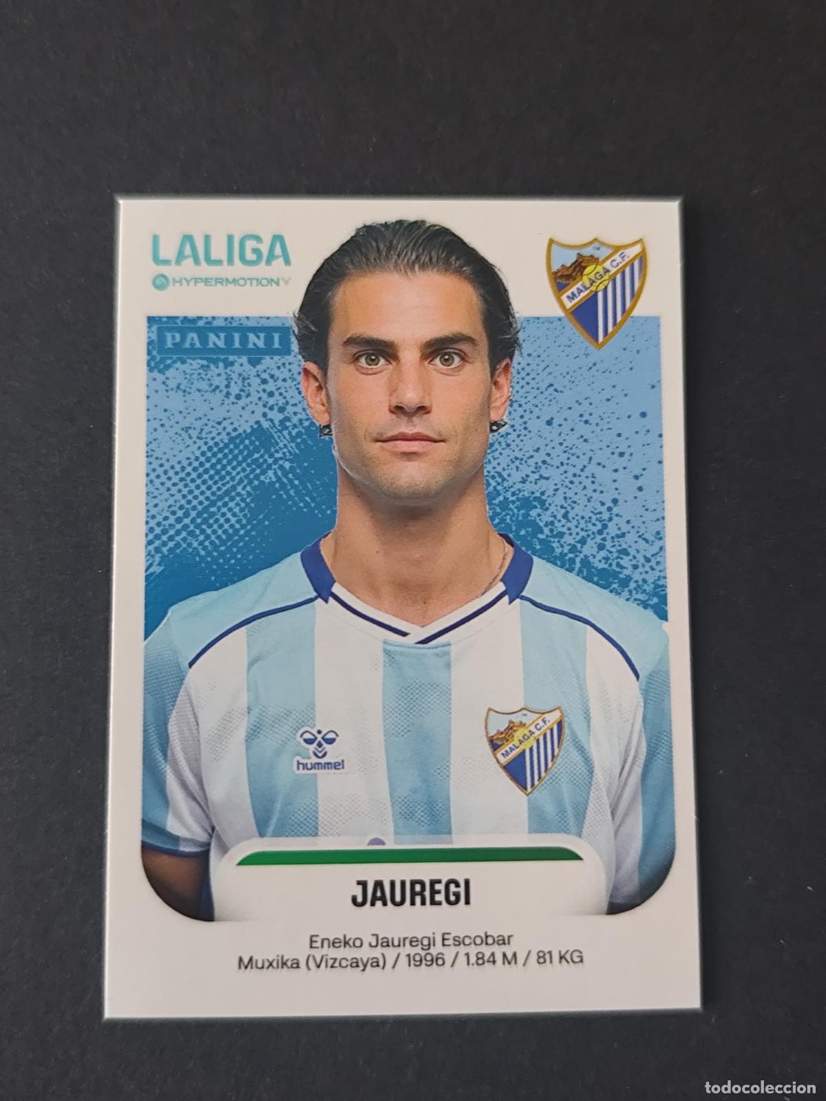Cromos de F&uacute;tbol: 302 B JAUREGI M&Aacute;LAGA SEGUNDA 2&ordf; DIVISI&Oacute;N LIGA HYPERMOTION 2025 2026 25 26