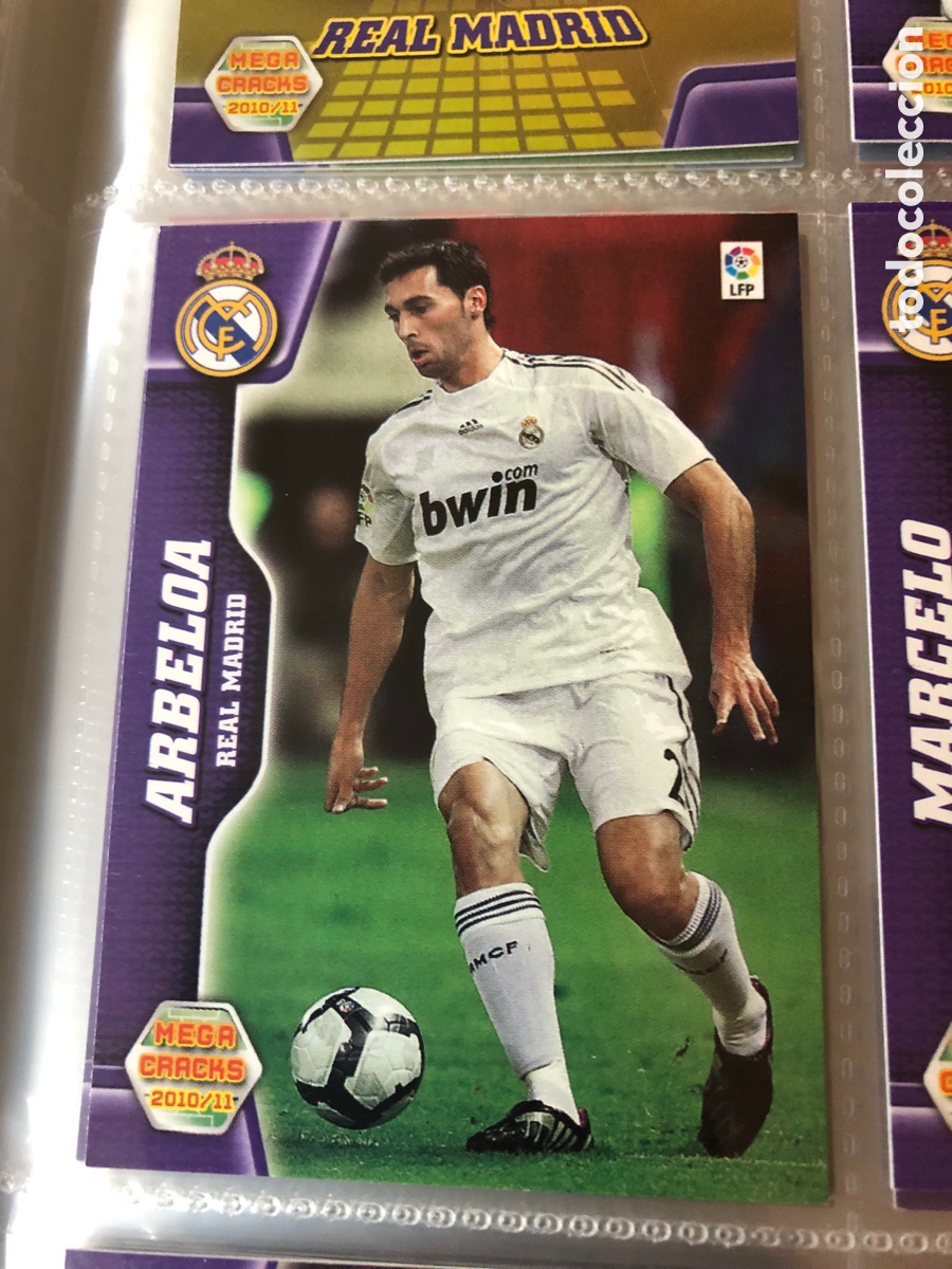 Cromos de F&uacute;tbol: Megacracks 2010 2011 arbeloa 166 real Madrid