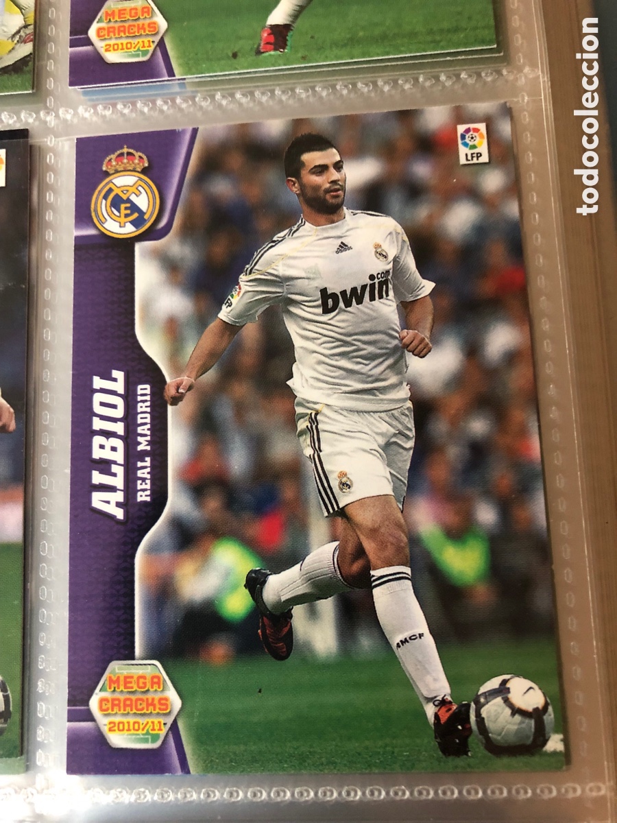 Cromos de F&uacute;tbol: Megacracks 2010 2011 albiol 168 real Madrid