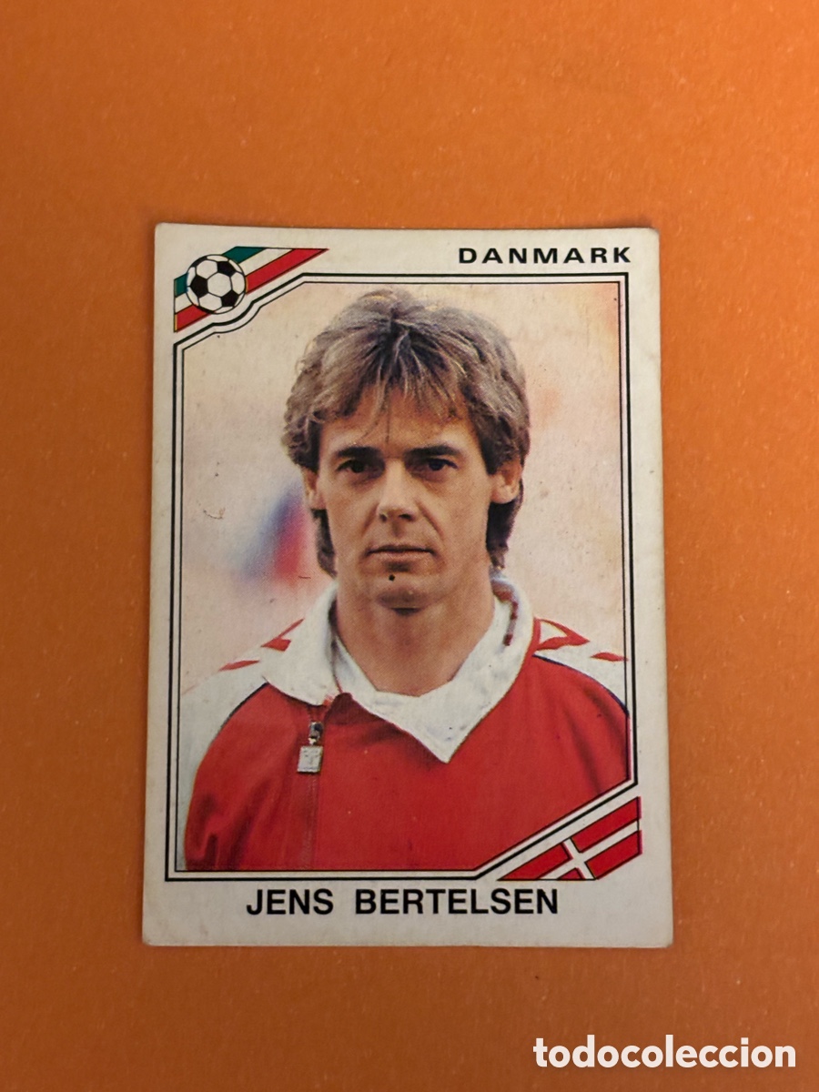 Cromos de F&uacute;tbol: JENS BERTELSEN SELECCION DINAMARCA 355 MUNDIAL MEXICO 86 PANINI NUNCA PEGADO