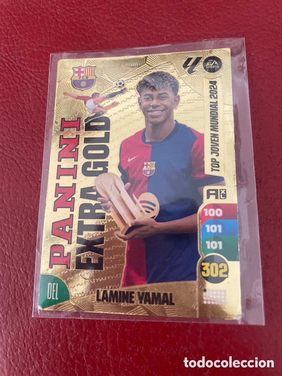 Cromos de F&uacute;tbol: Cromo Lamine Yamal EXTRA GOLD