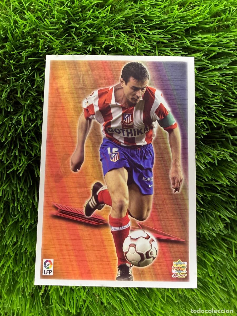 Cromos de F&uacute;tbol: N&ordm; 21 Aguilera Atl&eacute;tico de Madrid Mundicromo Top Liga 03 04