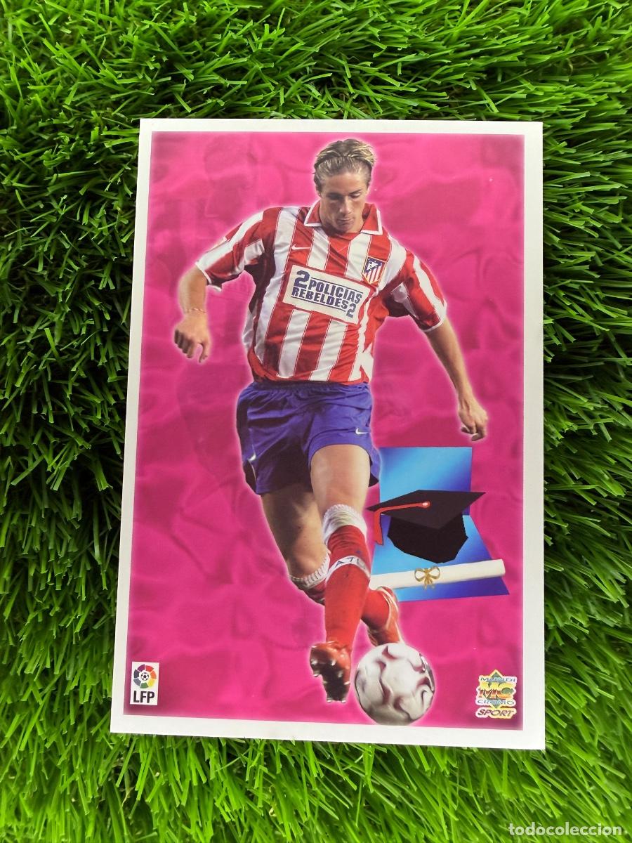 Cromos de F&uacute;tbol: N&ordm; 148 Fernando Torres Atl&eacute;tico de Madrid Mundicromo Top Liga 03 04