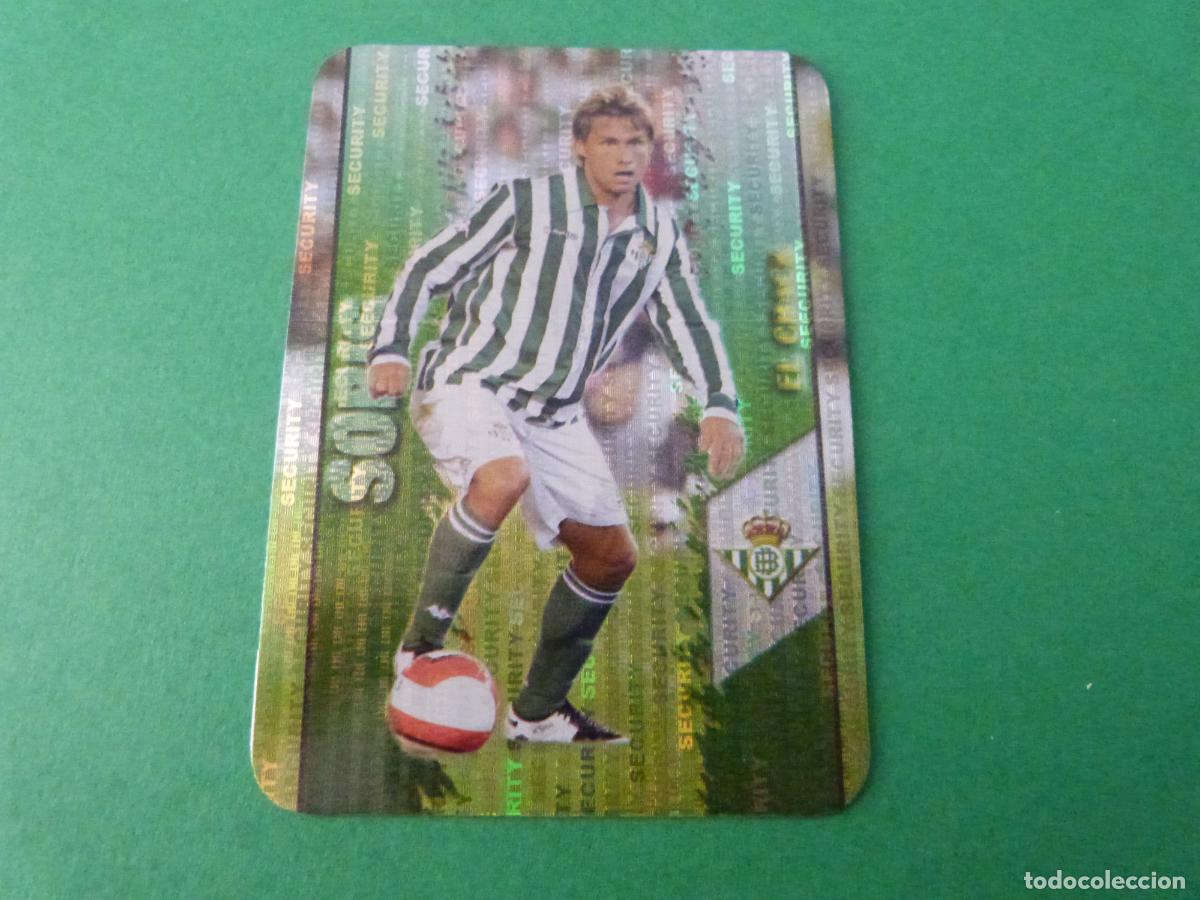 Cromos de F&uacute;tbol: TRADING CARD FUTBOL SOBIS REAL BETIS BALOMPIE SECURITY N&ordm; 431 FICHAS LIGA MUNDICROMO 2007-2008/07-08