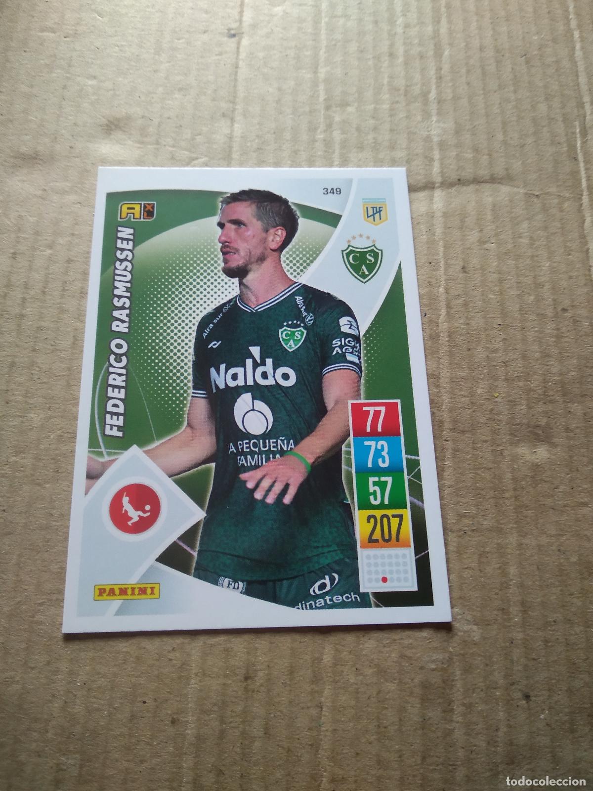 Cromos de F&uacute;tbol: 349 FEDERICO RASMUSSEN SARMIENTO CROMO FUTBOL ARGENTINO 21-22 PANINI LIGA ARGENTINA 2021-2022