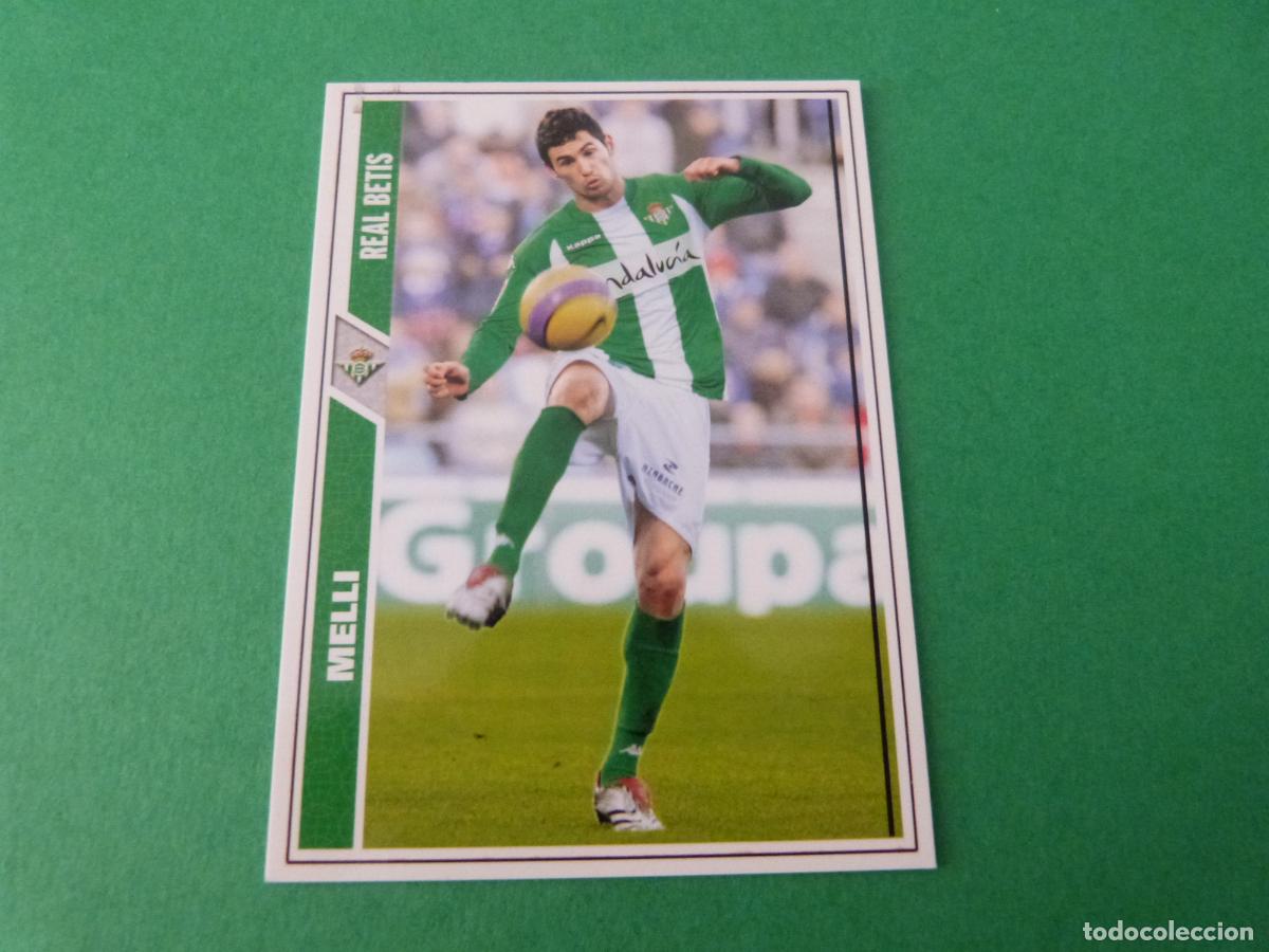Cromos de F&uacute;tbol: TRADING CARD FUTBOL MELLI REAL BETIS BALOMPIE N&ordm; 416 FICHAS LIGA MUNDICROMO 2007-2008/07-08