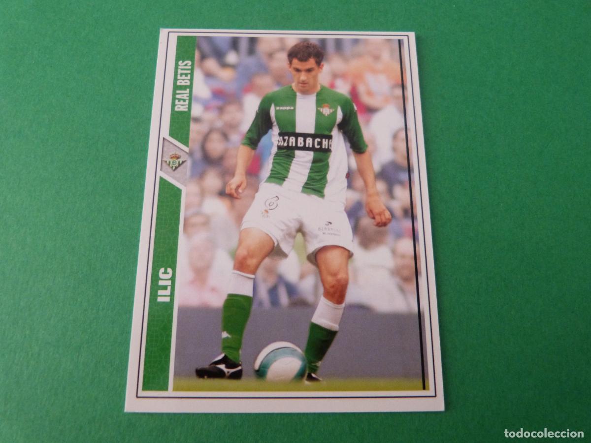 Cromos de F&uacute;tbol: TRADING CARD FUTBOL ILIC REAL BETIS BALOMPIE N&ordm; 414 FICHAS LIGA MUNDICROMO 2007-2008/07-08