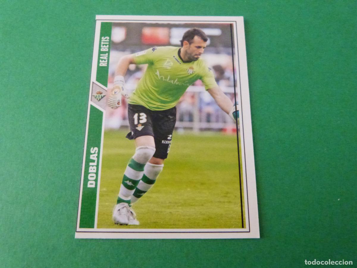 Cromos de F&uacute;tbol: TRADING CARD FUTBOL DOBLAS REAL BETIS BALOMPIE N&ordm; 410 FICHAS LIGA MUNDICROMO 2007-2008/07-08