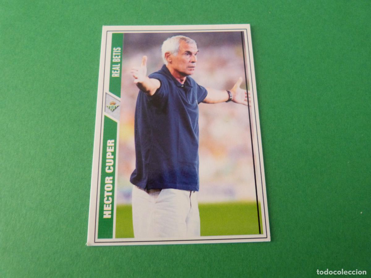 Cromos de F&uacute;tbol: TRADING CARD FUTBOL HECTOR CUPER REAL BETIS BALOMPIE BAJA 409 FICHAS LIGA MUNDICROMO 2007-2008/07-08