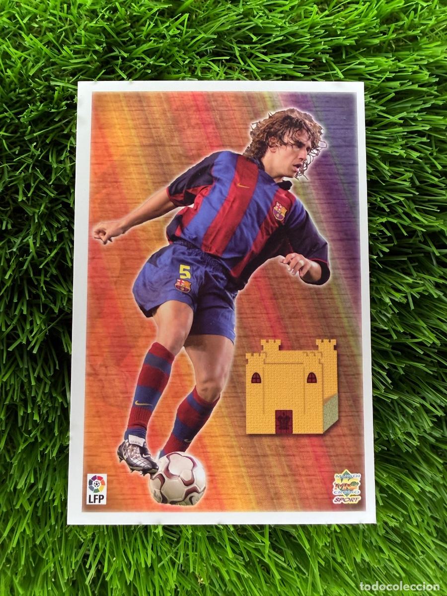 Cromos de F&uacute;tbol: N&ordm; 31 Puyol FC Barcelona Mundicromo Top Liga 03 04