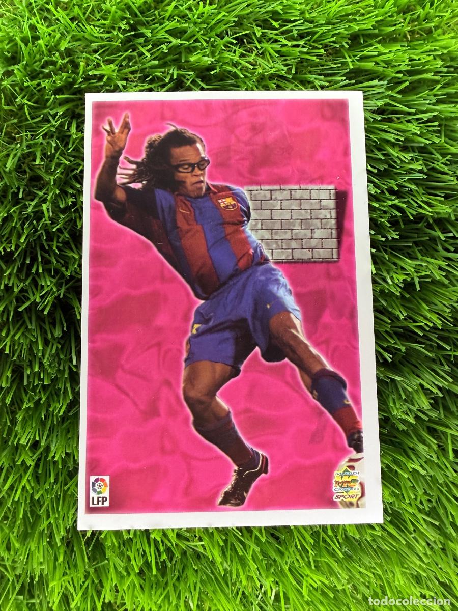 Cromos de F&uacute;tbol: N&ordm; 100 Edgar Davids FC Barcelona Mundicromo Top Liga 03 04
