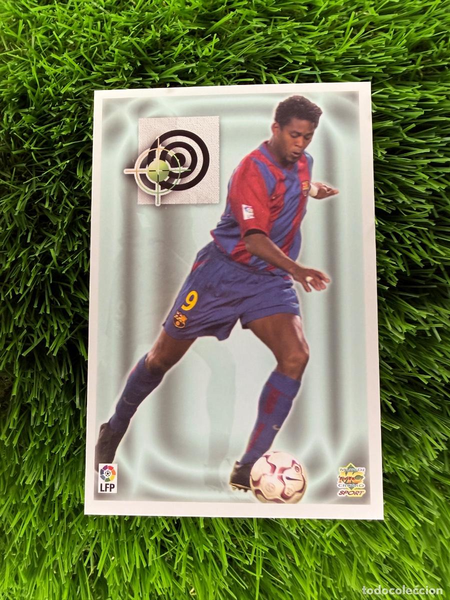 Cromos de F&uacute;tbol: N&ordm; 152 Kluivert FC Barcelona Mundicromo Top Liga 03 04