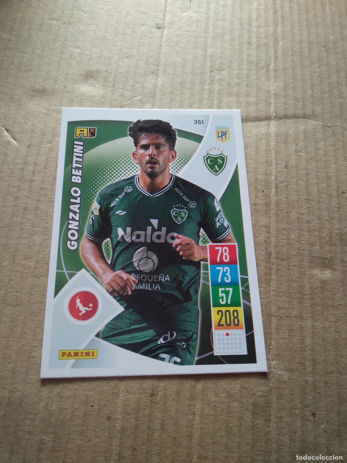 Cromos de F&uacute;tbol: 351 GONZALO BETTINI SARMIENTO CROMO FUTBOL ARGENTINO 21-22 PANINI LIGA ARGENTINA 2021-2022