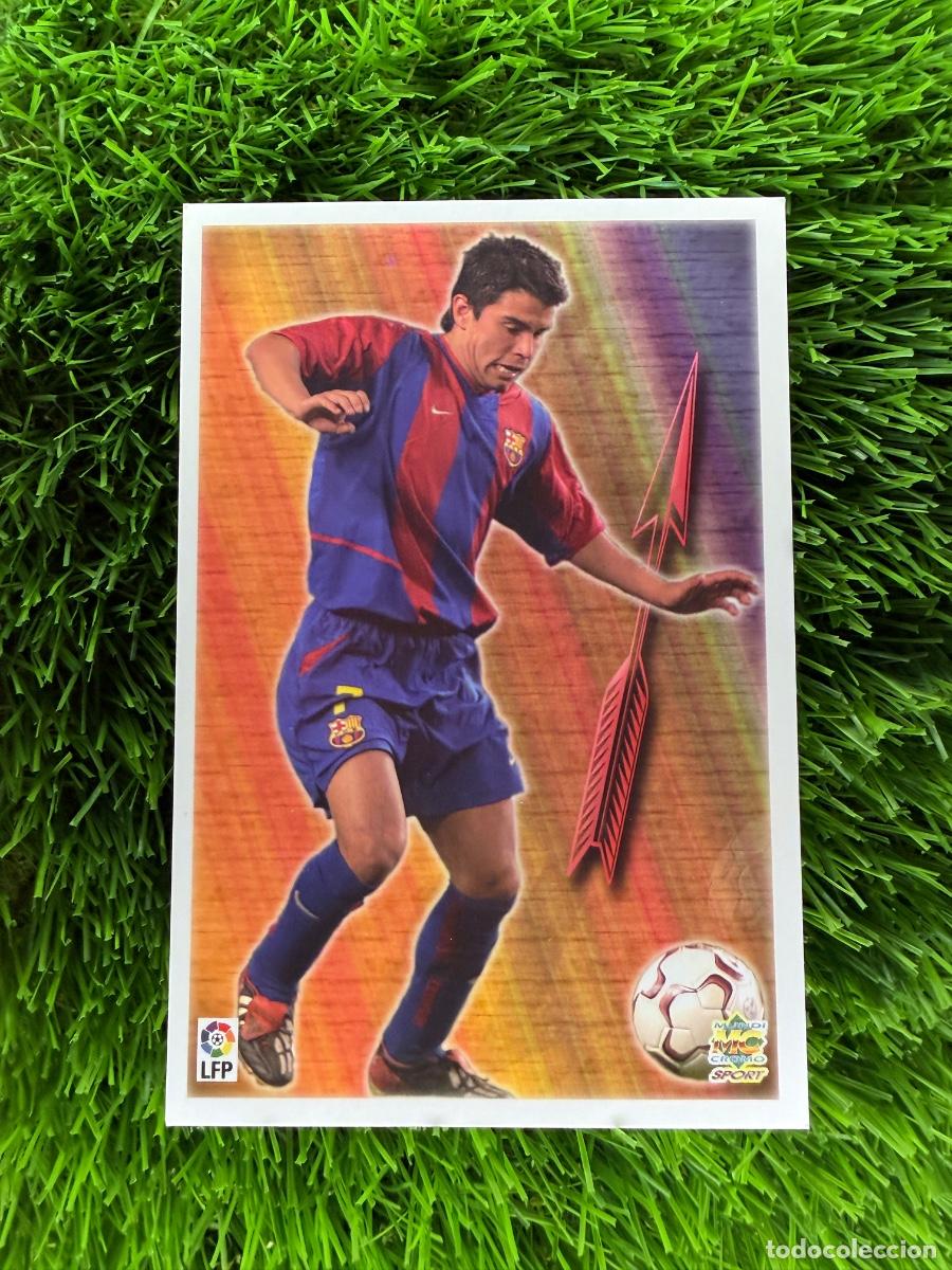 Cromos de F&uacute;tbol: N&ordm; 165 Saviola FC Barcelona Mundicromo Top Liga 03 04