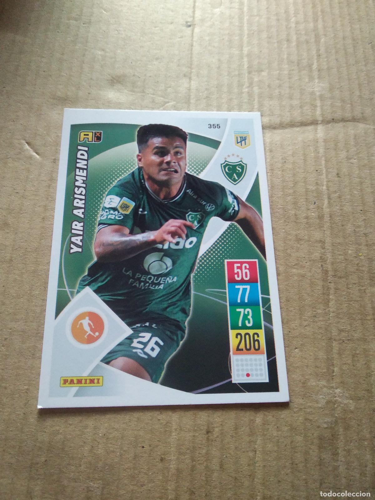 Cromos de F&uacute;tbol: 355 YAIR ARISMENDI SARMIENTO CROMO FUTBOL ARGENTINO 21-22 PANINI LIGA ARGENTINA 2021-2022