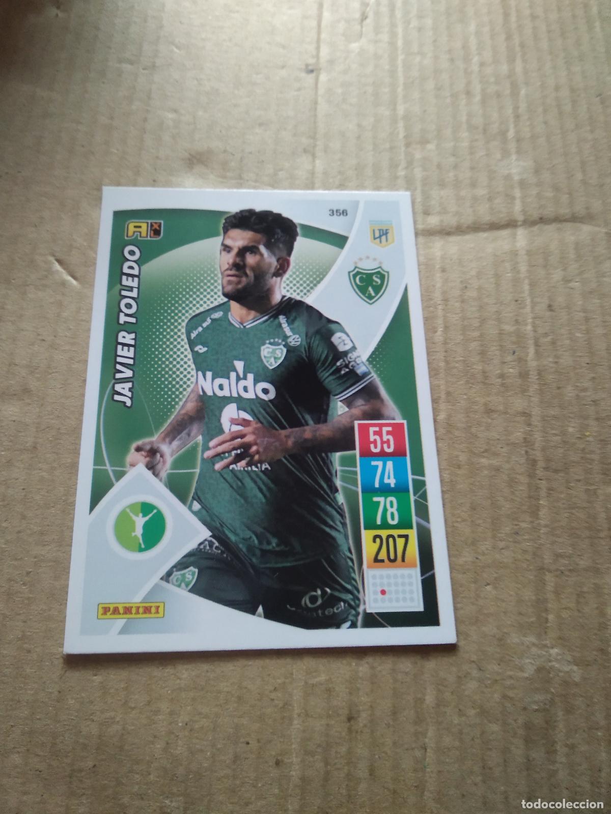 Cromos de F&uacute;tbol: 356 JAVIER TOLEDO SARMIENTO CROMO FUTBOL ARGENTINO 21-22 PANINI LIGA ARGENTINA 2021-2022