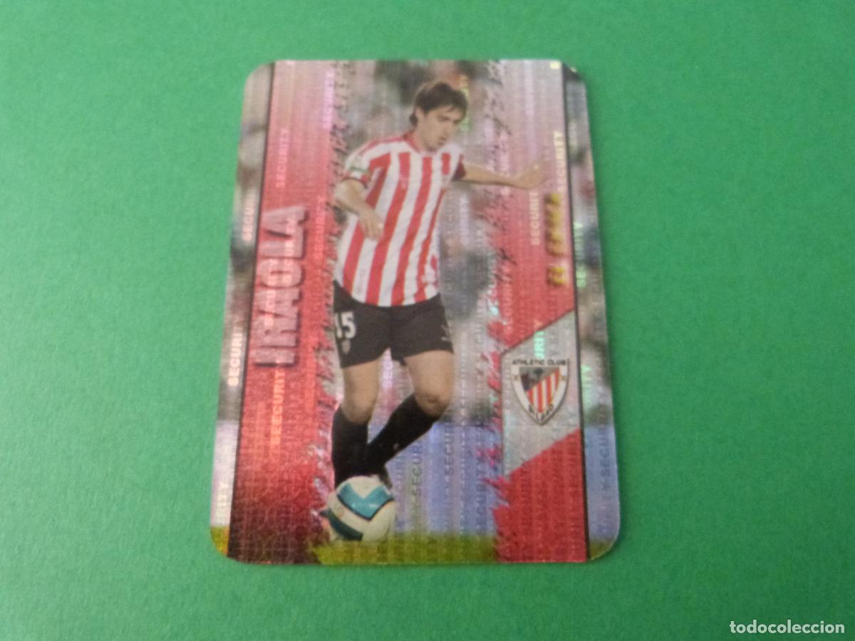 Cromos de F&uacute;tbol: TRADING CARD FUTBOL IRAOLA ATH. BILBAO BRILLO SECURITY N&ordm; 458 FICHAS LIGA MUNDICROMO 2007-2008/07-08