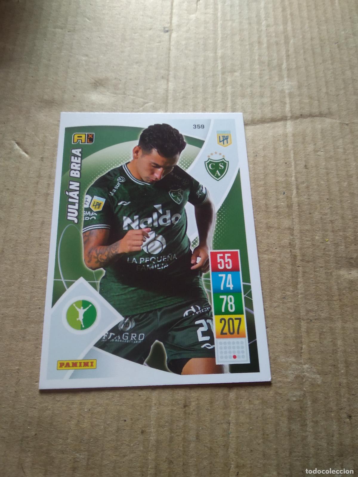 Cromos de F&uacute;tbol: 359 JULIAN BREA SARMIENTO CROMO FUTBOL ARGENTINO 21-22 PANINI LIGA ARGENTINA 2021-2022