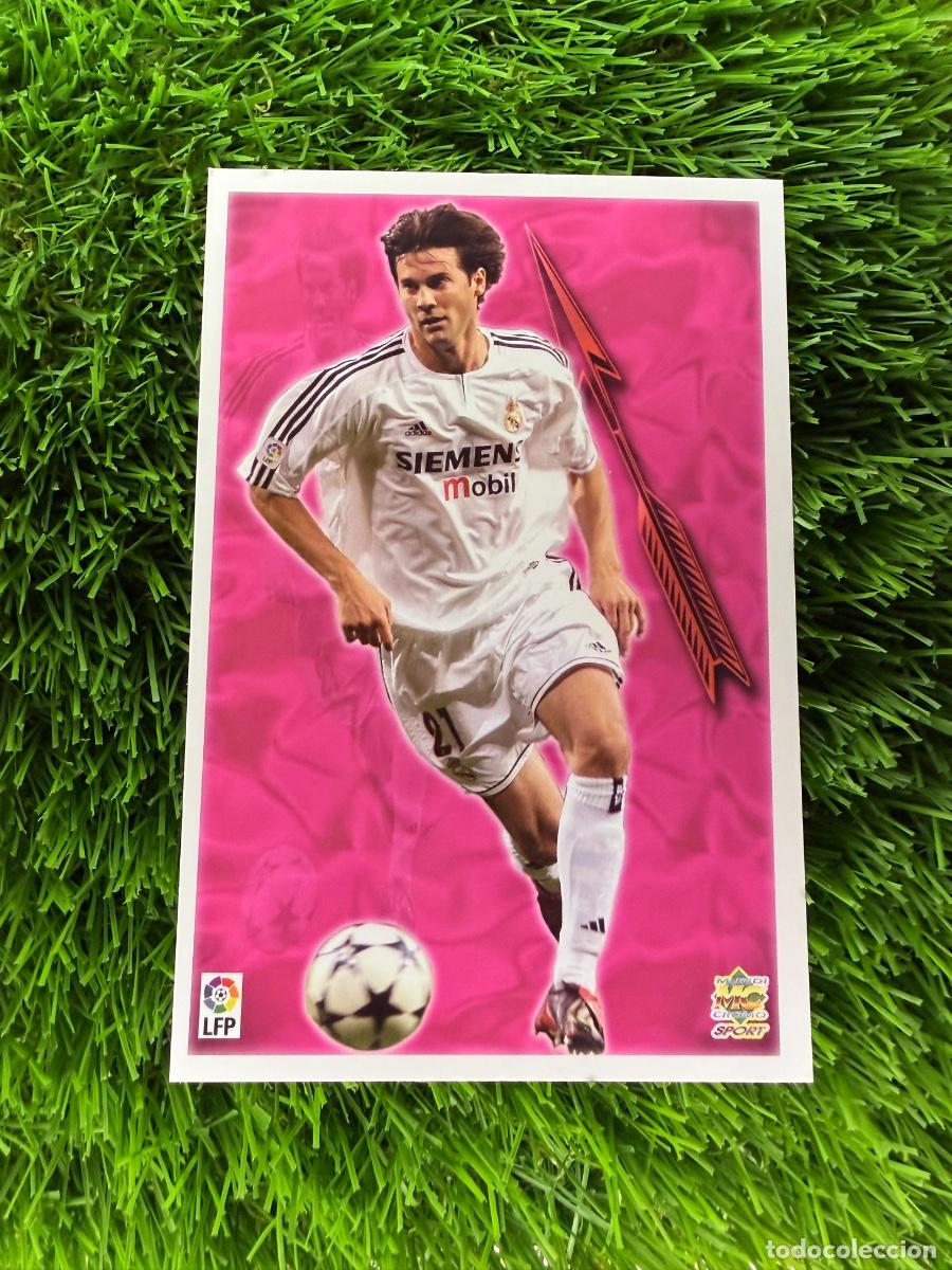 Cromos de F&uacute;tbol: N&ordm; 136 Solari Real Madrid CF Mundicromo Top Liga 03 04