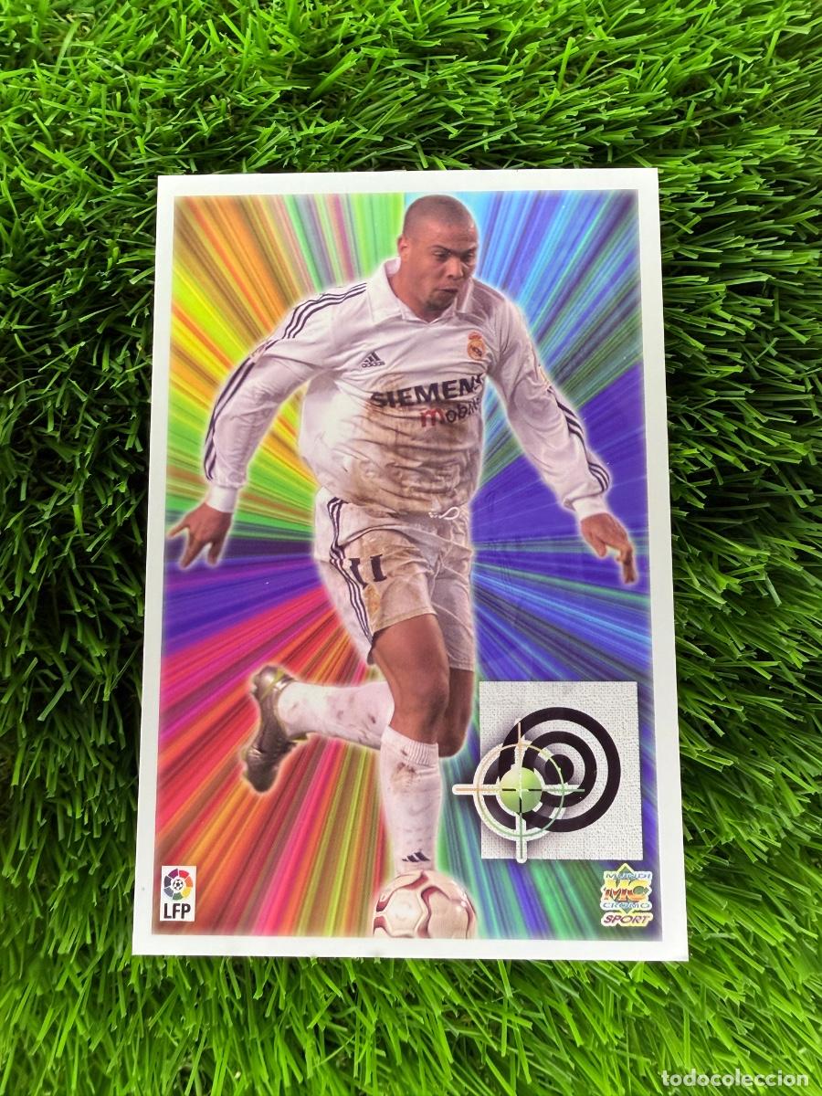 Cromos de F&uacute;tbol: N&ordm; 163 Ronaldo Real Madrid CF Mundicromo Top Liga 03 04