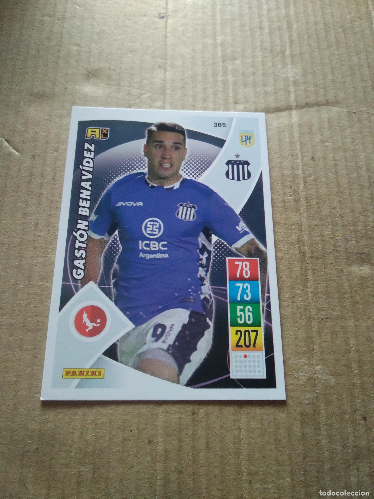 Cromos de F&uacute;tbol: 365 GASTON BENAVIDEZ TALLERES CROMO FUTBOL ARGENTINO 21-22 PANINI LIGA ARGENTINA 2021-2022 ADRENALYN
