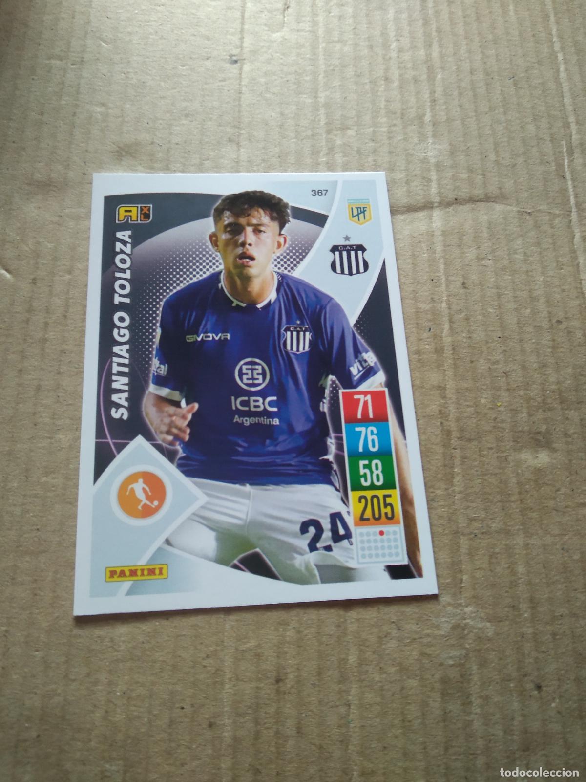 Cromos de F&uacute;tbol: 367 SANTIAGO TOLOZA TALLERES CROMO FUTBOL ARGENTINO 21-22 PANINI LIGA ARGENTINA 2021-2022 ADRENALYN