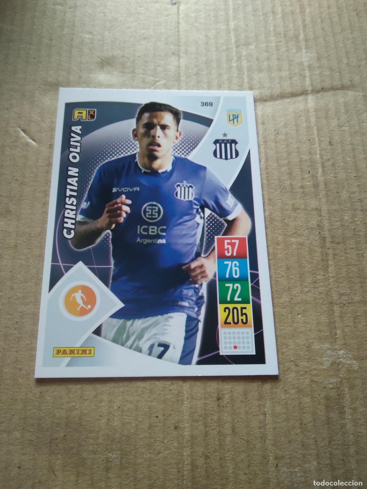 Cromos de F&uacute;tbol: 369 CHRISTIAN OLIVA TALLERES CROMO FUTBOL ARGENTINO 21-22 PANINI LIGA ARGENTINA 2021-2022 ADRENALYN