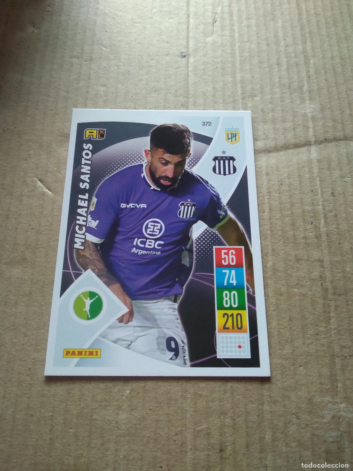Cromos de F&uacute;tbol: 372 MICHAEL SANTOS TALLERES CROMO FUTBOL ARGENTINO 21-22 PANINI LIGA ARGENTINA 2021-2022 ADRENALYN