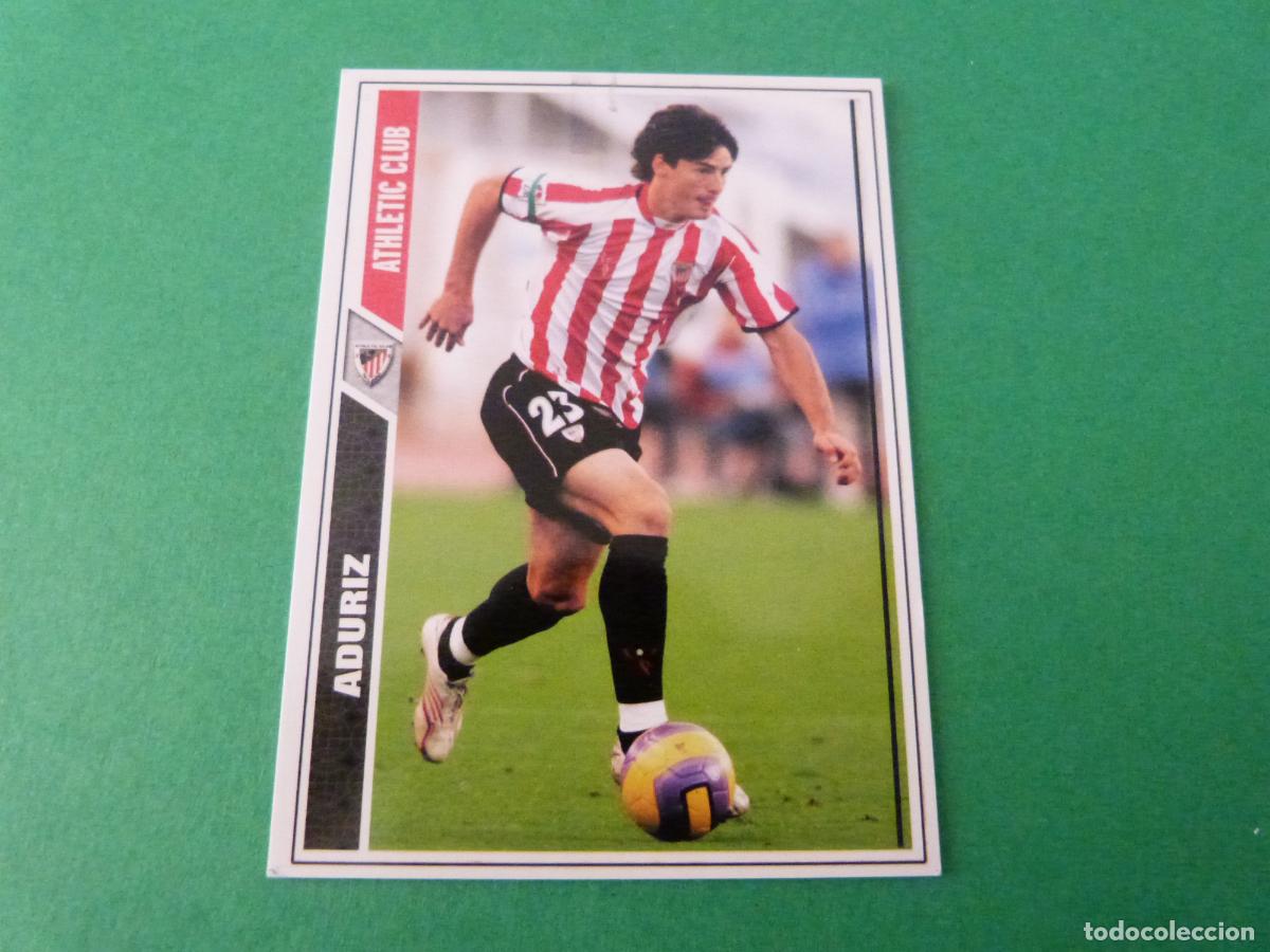 Cromos de F&uacute;tbol: TRADING CARD FUTBOL ADURIZ ATH. BILBAO N&ordm; 456 FICHAS LIGA MUNDICROMO 2007-2008/07-08