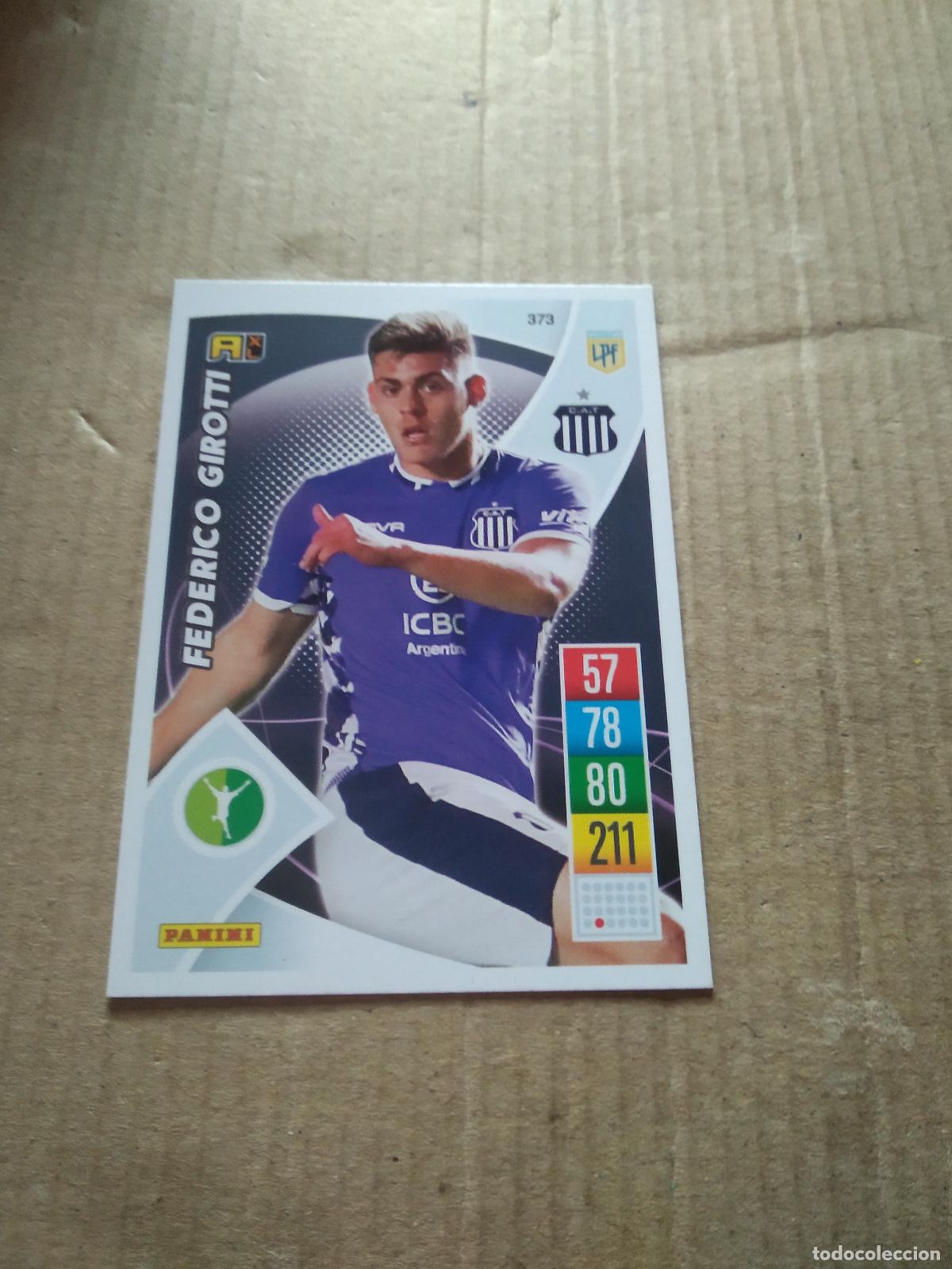Figurine di Calcio: 373 FEDERICO GIROTTI TALLERES CROMO FUTBOL ARGENTINO 21-22 PANINI LIGA ARGENTINA 2021-2022 ADRENALYN