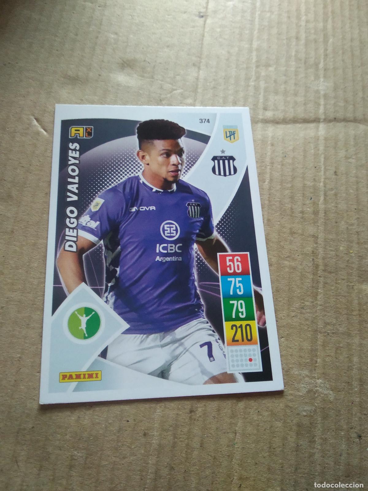 Figurine di Calcio: 374 DIEGO VALOYES TALLERES CROMO FUTBOL ARGENTINO 21-22 PANINI LIGA ARGENTINA 2021-2022 ADRENALYN