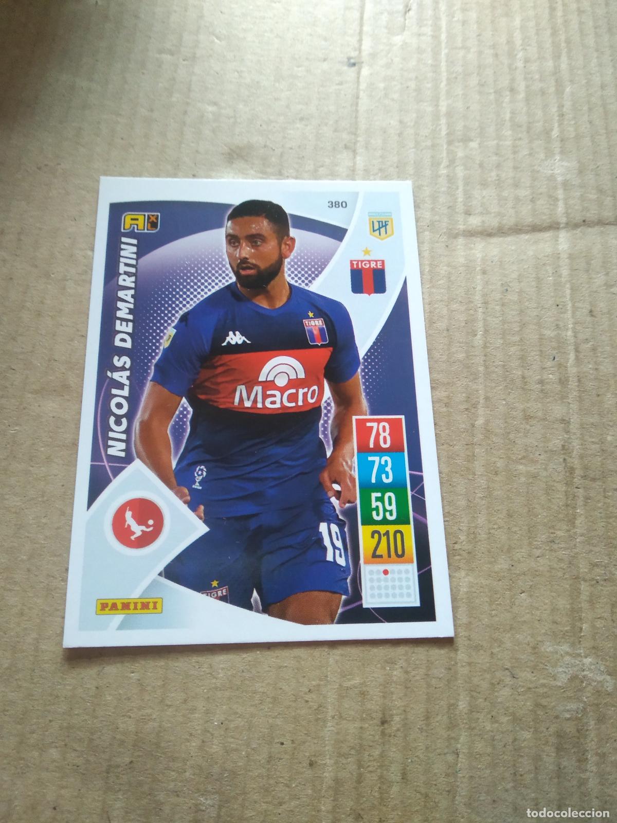 Cromos de F&uacute;tbol: 380 NICOLAS DEMARTINI TIGRE CROMO FUTBOL ARGENTINO 21-22 PANINI LIGA ARGENTINA 2021-2022 ADRENALYN