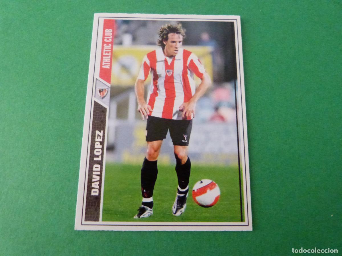 Cartes &agrave; collectionner de Football: TRADING CARD FUTBOL DAVID LOPEZ ATH. BILBAO N&ordm; 449 FICHAS LIGA MUNDICROMO 2007-2008/07-08