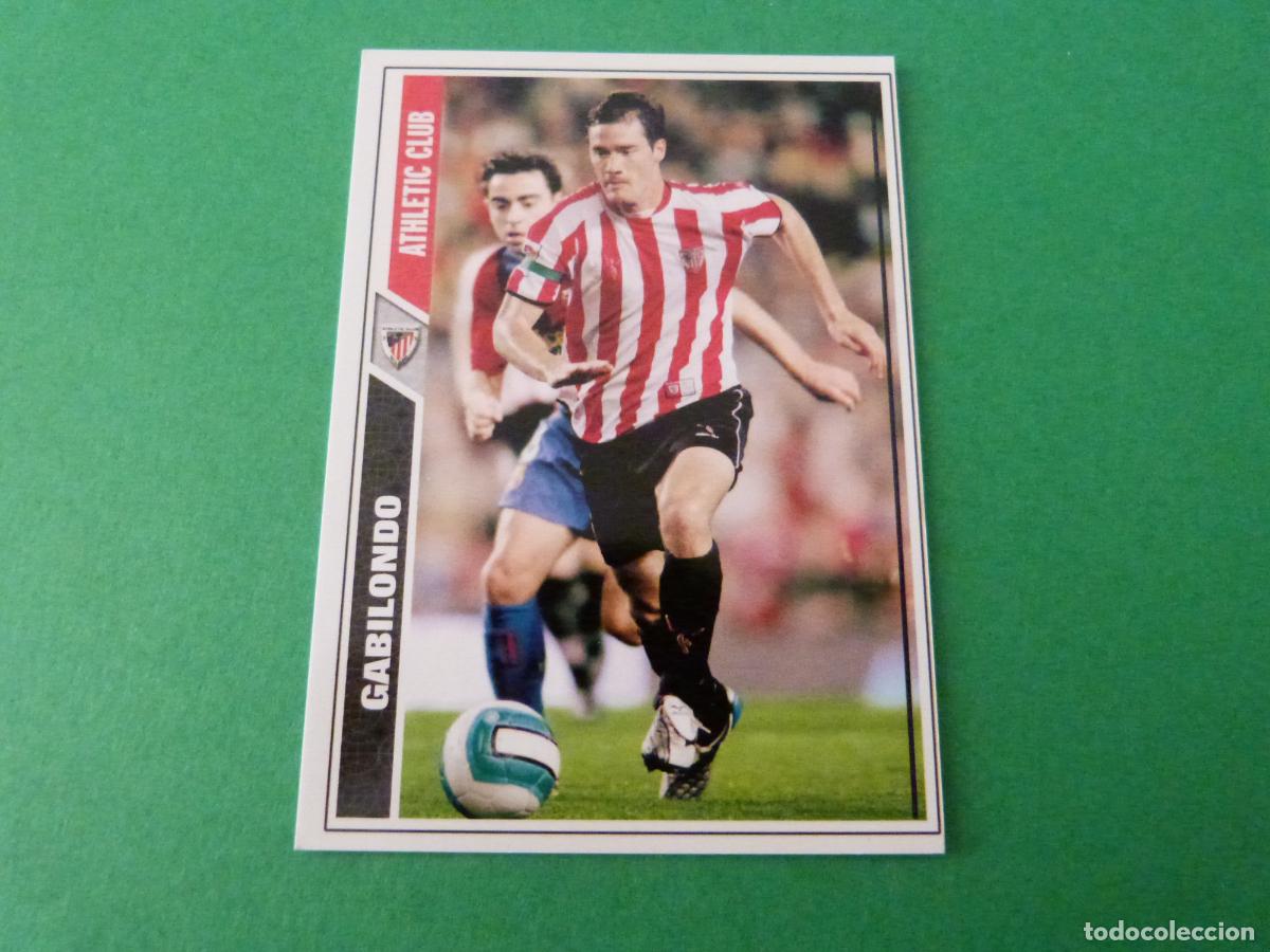 Fu&szlig;ball-Sticker: TRADING CARD FUTBOL GABILONDO ATH. BILBAO N&ordm; 447 FICHAS LIGA MUNDICROMO 2007-2008/07-08