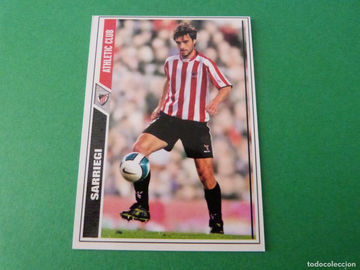 Cromos de F&uacute;tbol: TRADING CARD FUTBOL SARRIEGI ATH. BILBAO BAJA N&ordm; 444 FICHAS LIGA MUNDICROMO 2007-2008/07-08