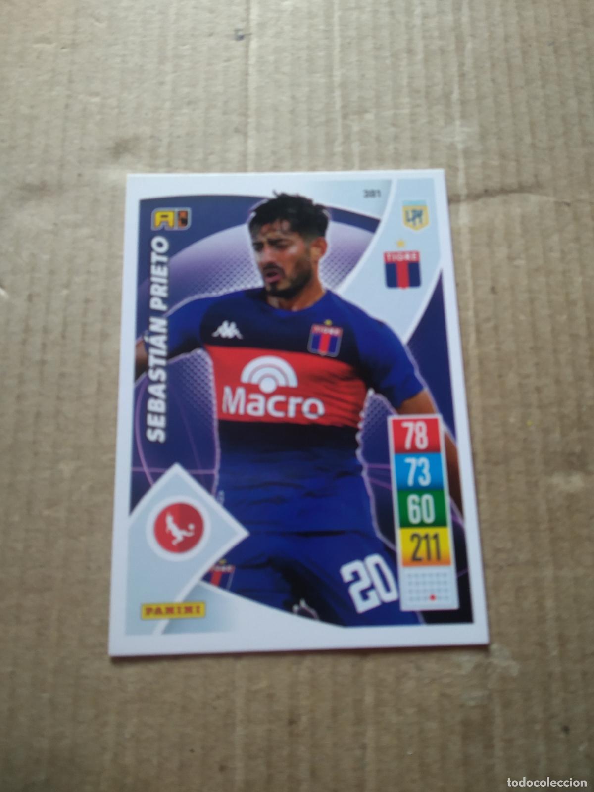 Cromos de F&uacute;tbol: 381 SEBASTIAN PRIETO TIGRE CROMO FUTBOL ARGENTINO 21-22 PANINI LIGA ARGENTINA 2021-2022 ADRENALYN