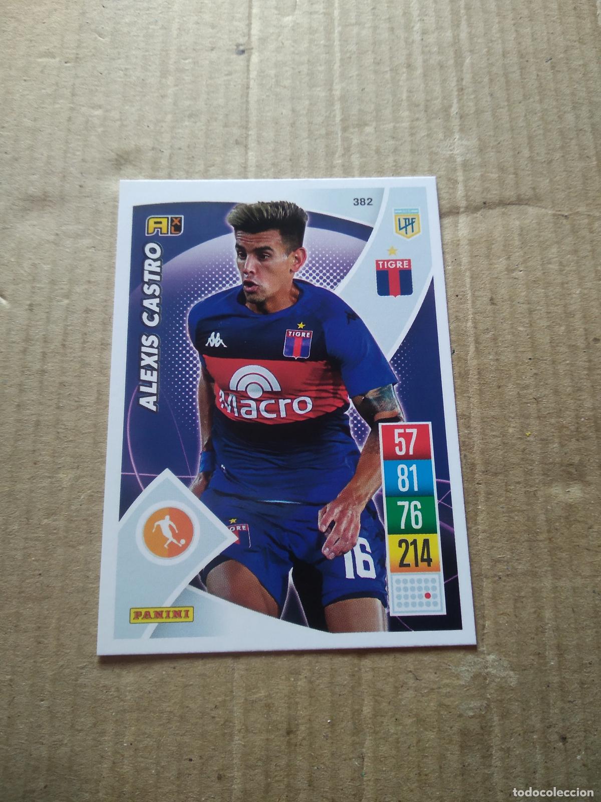 Cartes &agrave; collectionner de Football: 382 ALEXIS CASTRO TIGRE CROMO FUTBOL ARGENTINO 21-22 PANINI LIGA ARGENTINA 2021-2022 ADRENALYN