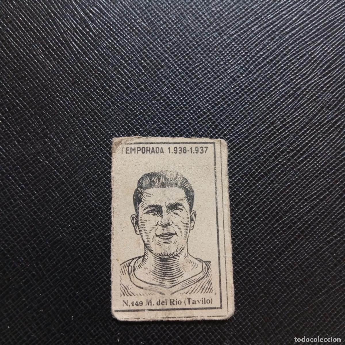 Cartes &agrave; collectionner de Football: 149 M DEL RIO TAVILO XEREZ CERILLAS Y FOSFOROS 1936 1937 LIGA 36 37 FUTBOL CROMO - A184 PG51