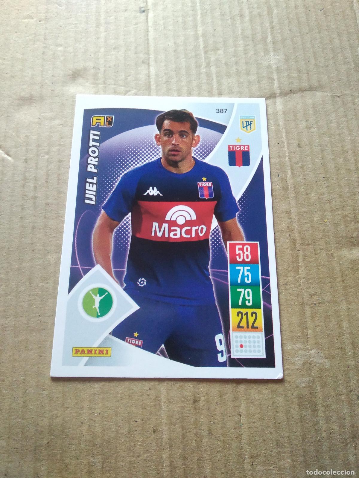 Cromos de F&uacute;tbol: 387 IJIEL PROTTI TIGRE CROMO FUTBOL ARGENTINO 21-22 PANINI LIGA ARGENTINA 2021-2022 ADRENALYN