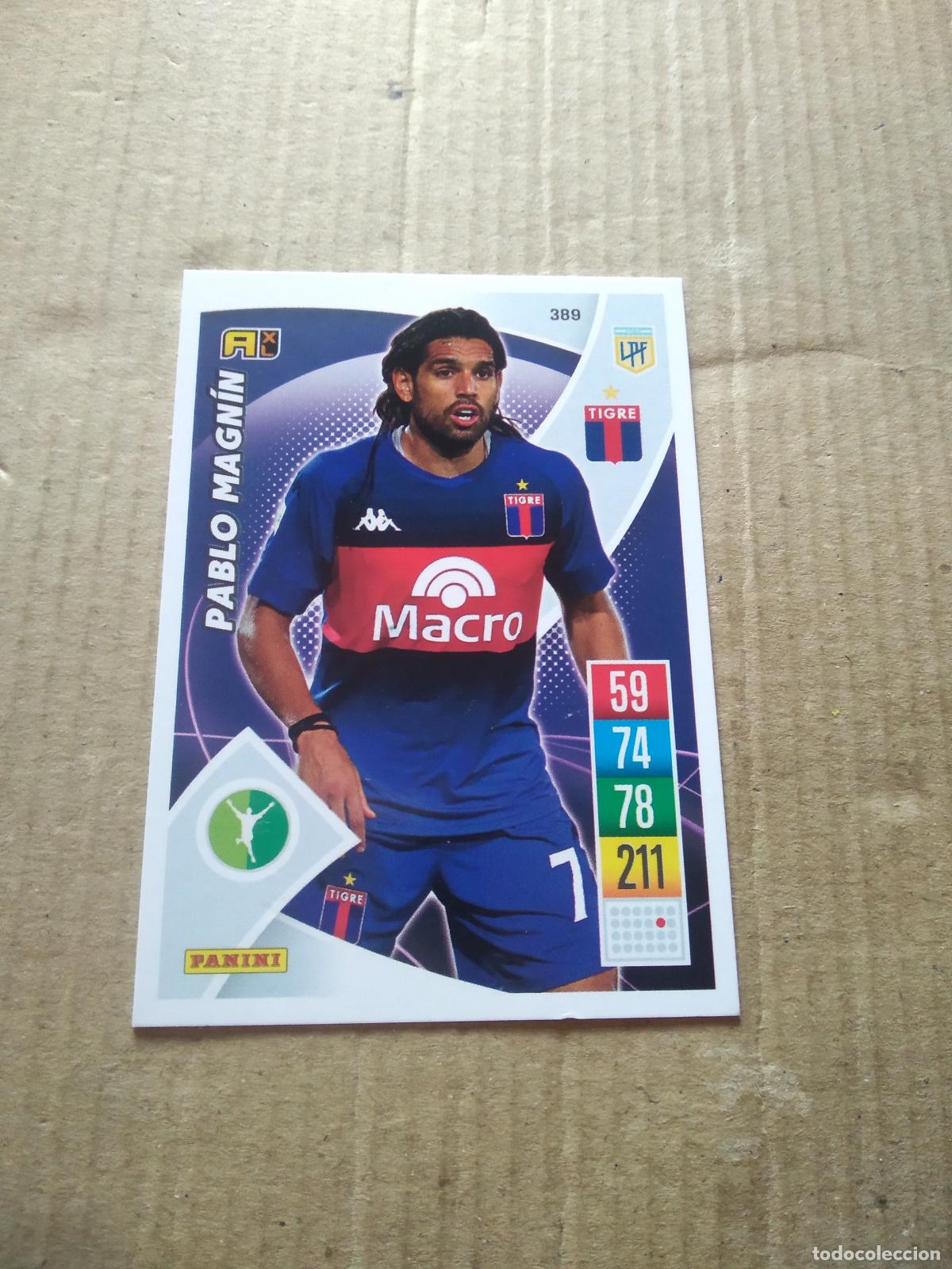 Cromos de F&uacute;tbol: 389 PABLO MAGNIN TIGRE CROMO FUTBOL ARGENTINO 21-22 PANINI LIGA ARGENTINA 2021-2022 ADRENALYN