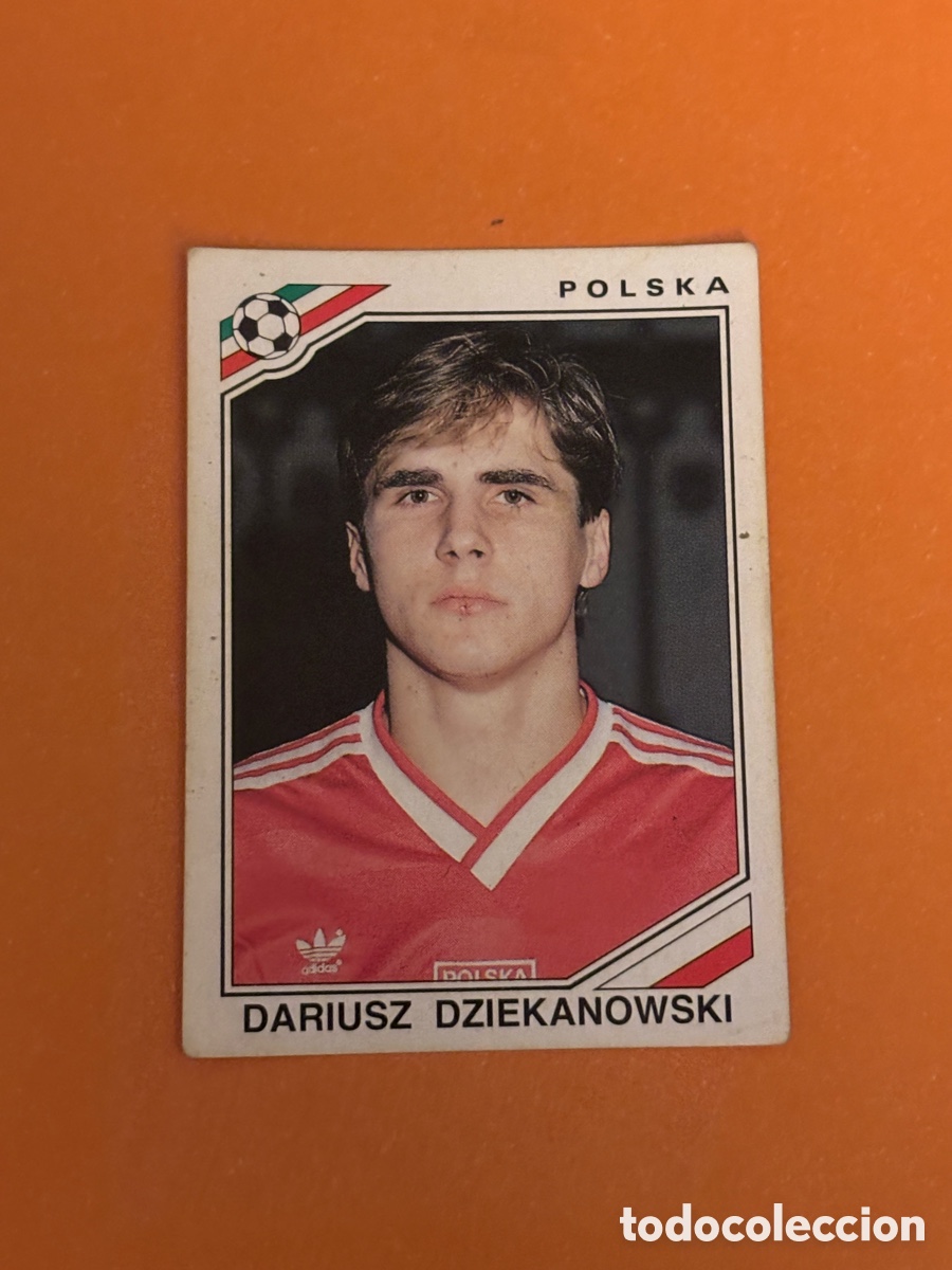 Cromos de F&uacute;tbol: DARIUSZ DZIEKANOWSKI SELECCION POLONIA 377 MUNDIAL MEXICO 86 PANINI NUNCA PEGADO