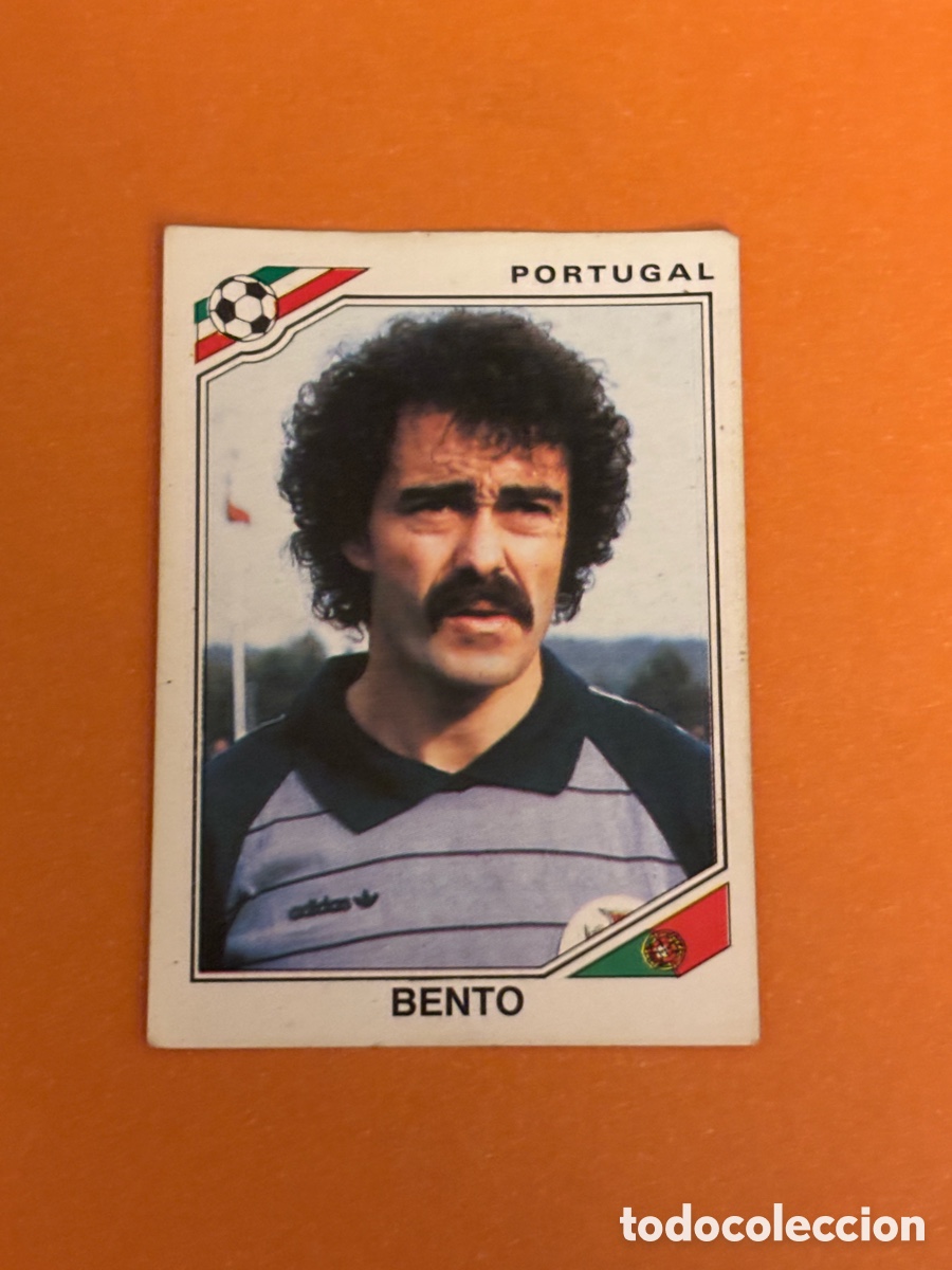 Cromos de F&uacute;tbol: BENTO SELECCION PORTUGAL 384 MUNDIAL MEXICO 86 PANINI NUNCA PEGADO
