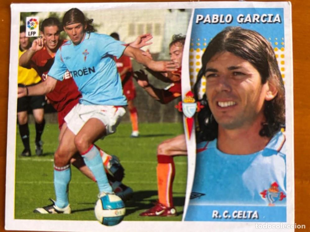 Cromos de F&uacute;tbol: EDICIONES ESTE 2006-2007 06 07 PABLO GARCIA (CELTA) VENTANILLA LEER