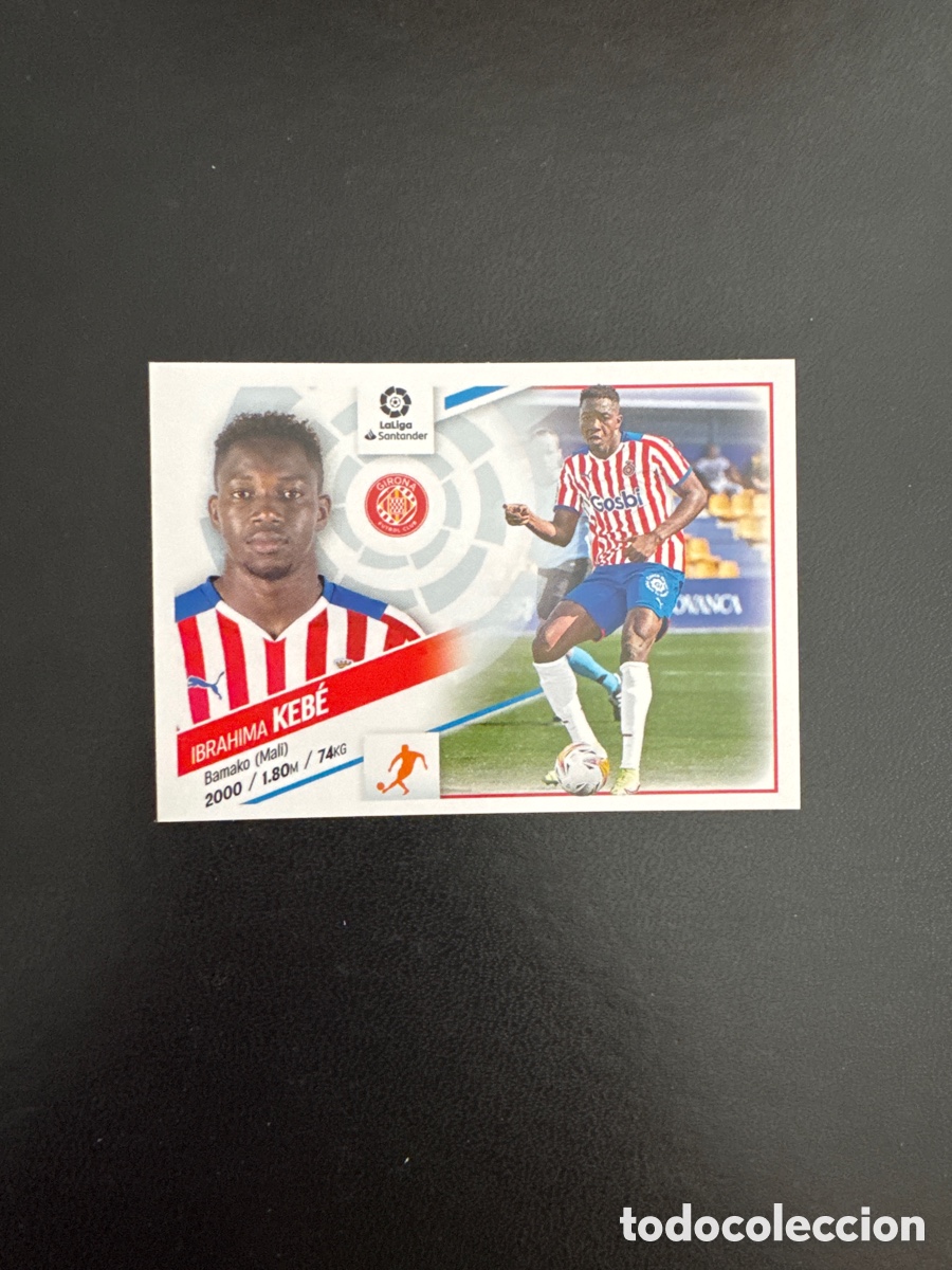 Cromos de F&uacute;tbol: KEBE GIRONA NUMERO 11 LIGA ESTE 2022 2023