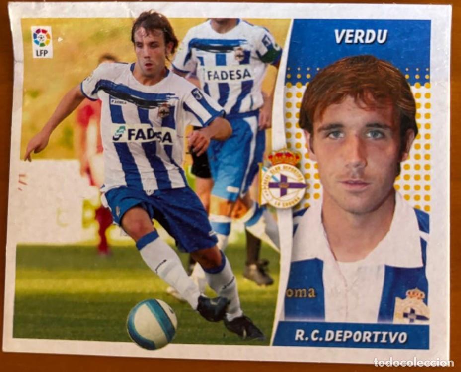 Football Stickers: EDICIONES ESTE 2006-2007 06 07 VERDU (DEPORTIVO) COLOCA VENTANILLA LEER